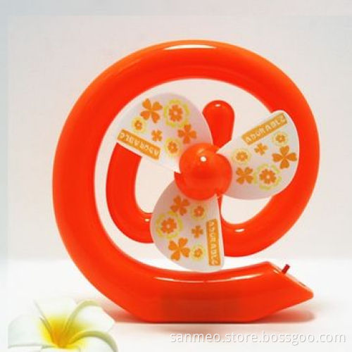 New Listing "E" Style Mini Desktop USB Rechargeable Cool Fans